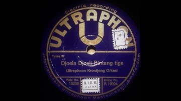 ULTRAPHOON KRONTJONG ORKEST - DJOELA DJOELI BINTANG TIGA