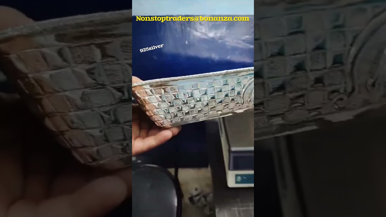 925 Silver Tray - Pure Silver Gift items - Pooja Silver items - Return Gifts for wedding