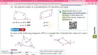 Interior angle & Exterior angle of Quadrilateral