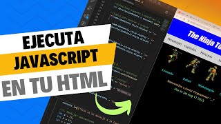 ¿Cómo ejecutar JS en tu documento HTML