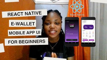 📱 Build an E-Wallet Mobile App with React Native | Beginner