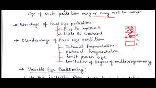 Part - 4.3 | Fixed  Sized and Variable Sized Partitioning | Memory Management | OS Net Worth