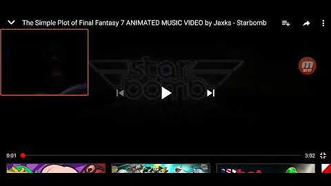 Beessokoo1 react to The Simple Plot of Final Fantasy 7 ANIMATED MUSIC VIDEO by Jaxks - Starbomb