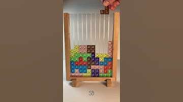 Tetris blocks satisfying puzzles #shorts