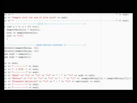 Hand-in 3:: c++ programming :: Test significance