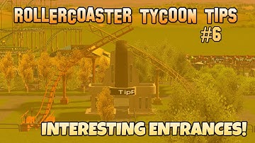 RollerCoaster Tycoon 3 Tips - Interesting Entrances! [#6]