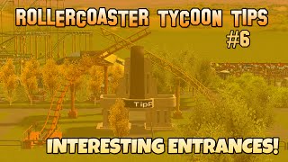 RollerCoaster Tycoon 3 Tips - Interesting Entrances! [#6]