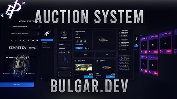 Auction System FiveM Script | Bulgar Development