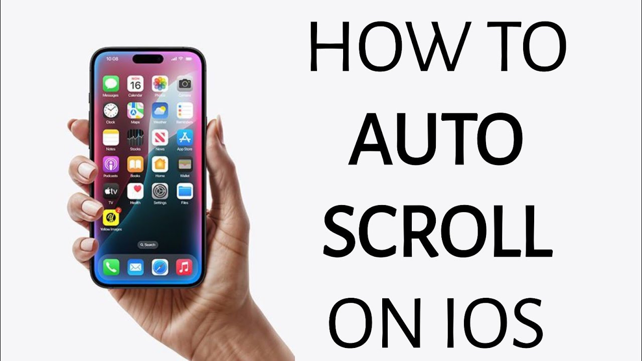 How to Auto Scroll on iPhone! (2025) - YouTube