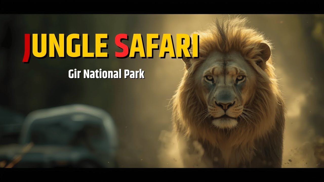 गिर जंगल सफारी — खुले में शेर, शेरनी और तेंदुए दिखे!