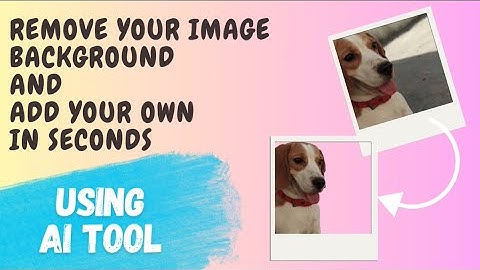 Remove Background of your image in seconds using AI #AI #Artificial Intelligence #graphics