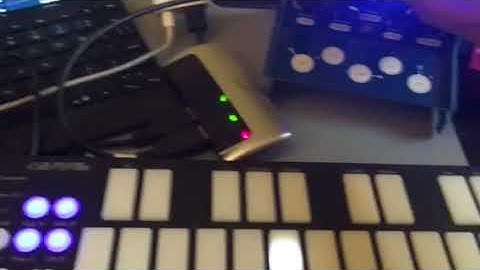 Modal CRAFT SYNTH + QuNexus  A simple connection to midi keyboard