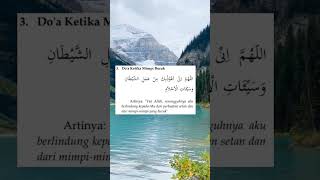 amalan doa ketika mimpi buruk #doa #harian #pilihan