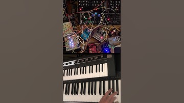 Excerpt from Gentle Sky - Modular Synth Nostalgic Ambient #shorts