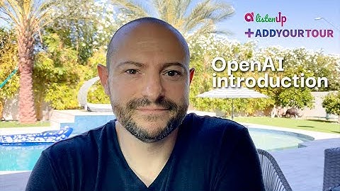 OpenAI Fund Submission for ListenUp/AddYourTour