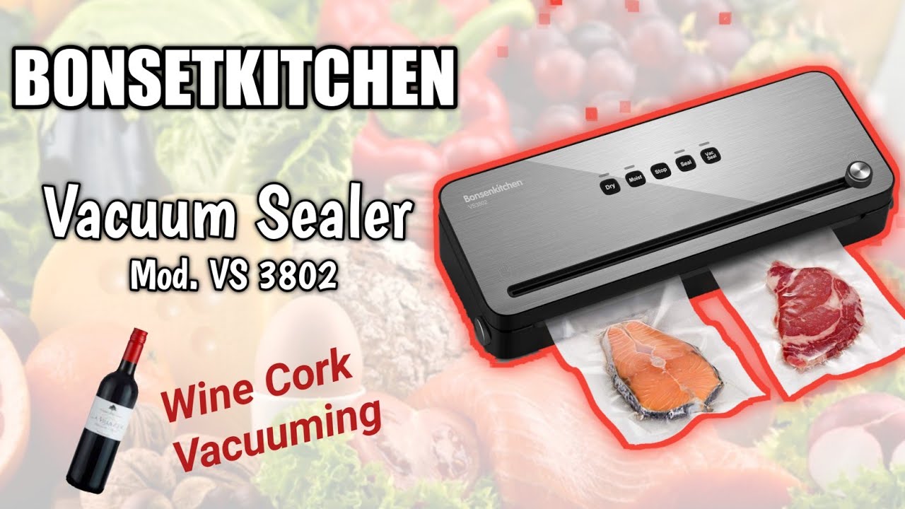 Machine sous vide appareils de Mise Système Bonsenkitchen Vs3801