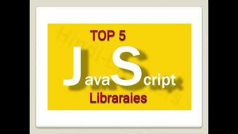 Top 5 JavaScript libraries for making website