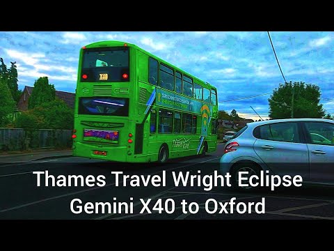 Thames Travel Wright Eclipse Gemini 2 | X40 to Oxford | 28.08.23