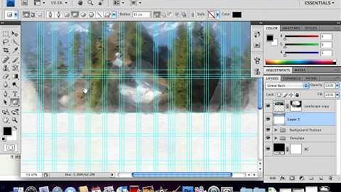 Create a Watercolor-Themed Website Design with Photoshop