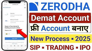 Zerodha Account Opening | How To Open Demat Account In Zerodha | Zerodha Me Account Kaise Khole