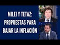 Milei o Tetaz: ¿quién puede bajar la inflación?