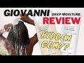 Trying Giovanni Deep Moisture Shampoo and Conditioner on Natural Hair | REVIEW | Curly Hair Routine