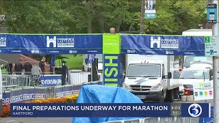 VIDEO: Final preparations underway for the Hartford Marathon