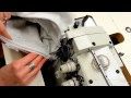 How to sew sweatshirt overlock Kingtex 6000 . Zszywanie bluzy na owerloku z bliska