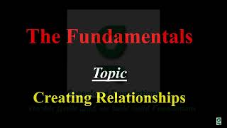 The Fundamentals P6 05  Creating Relationship Net Worth
