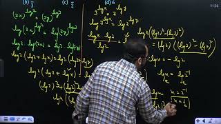 IIT JEE Advanced PYQ Logarithm 2011