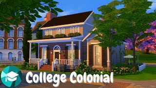 College Colonial | Sims 4 Speed Build