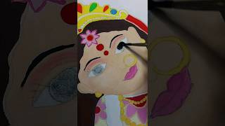 Maa️durga//Navratri special painting #shorts #viral #trending