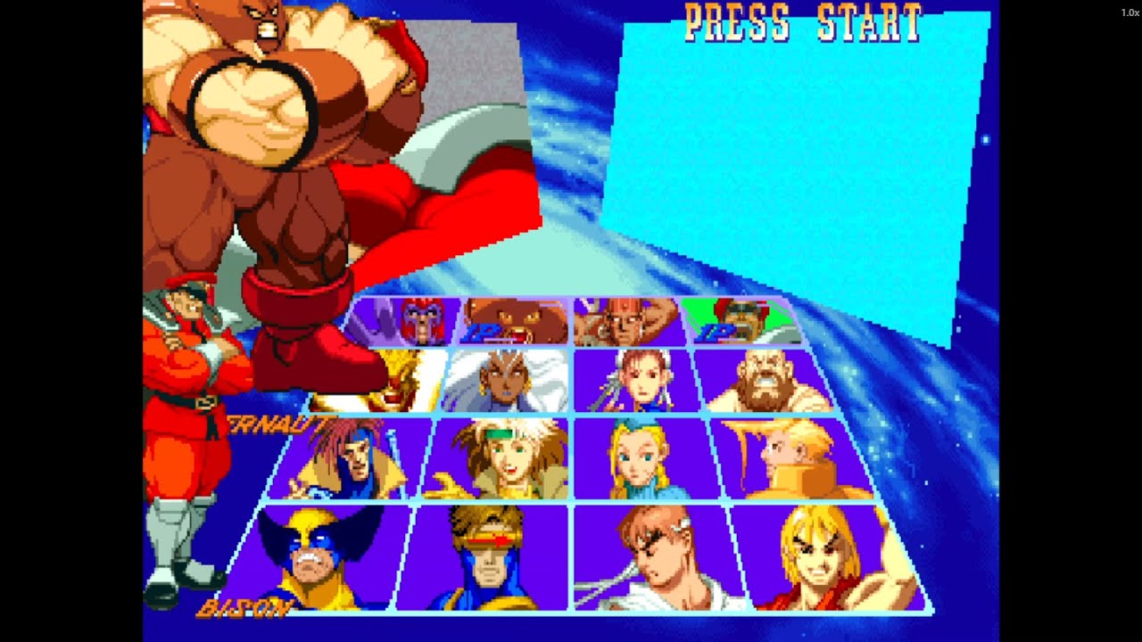 Juggernaut & Bison Smash Through Everything! | X-Men vs Street Fighter Arcade Gameplay