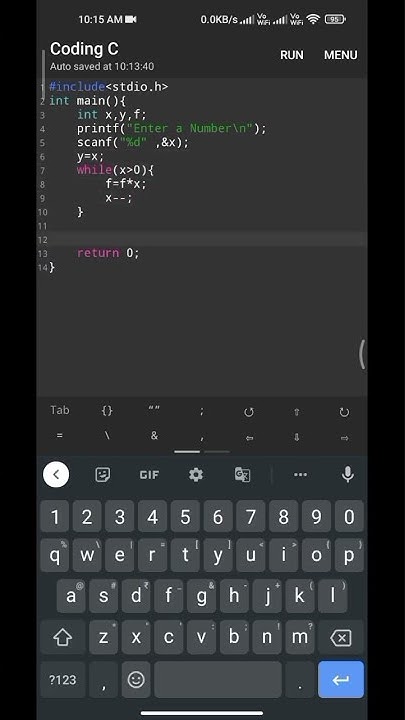 Factorial of a Number using while loop in C programming. C Programming ...