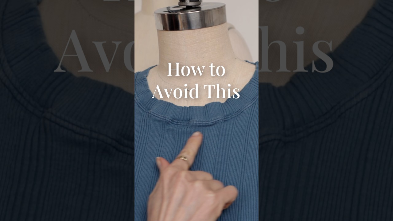 Stretch When You Pin, Not When You Sew