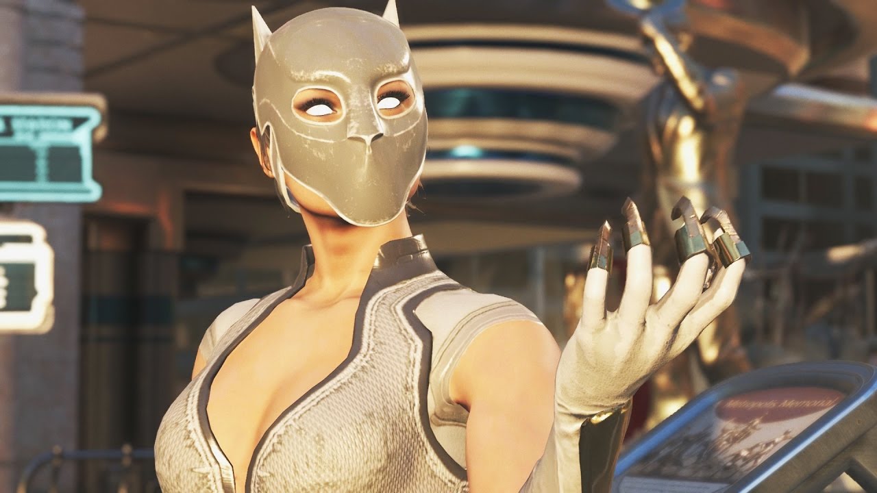 Injustice 2, online, ranked, lostygirl, matches, catwoman, cowl, gear, head...