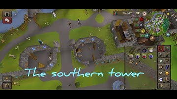 "Search in the left-hand Tower of lumbridge Castle" EASY CLUE SCROLL STEP (MEM) (MOBILE) (OSRS)