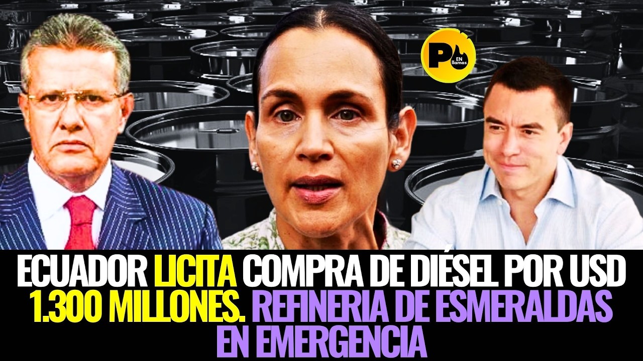 Dr. Augusto Tandazo (Ecuador licita compra de DIÉSEL por USD1.300 millones. REFINERIA DE ESMERALDAS