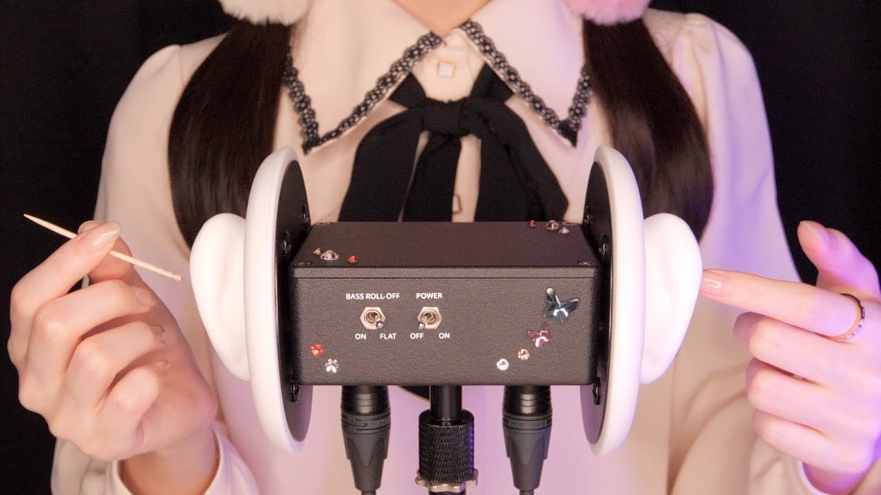 ASMR Rough Ear Cleaning with Toothpick and Nail (No Talking) | 爪楊枝と爪でガリガリ強い耳かき