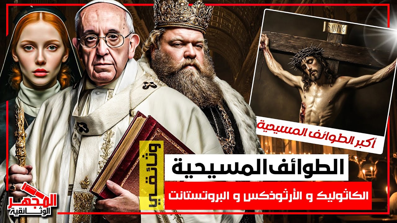 وثائقي: طوائف المسيحية: كاثوليك، أرثوذكس، وبروتستانت وأسرار تهم الضلال المتبادلة – المجهر الوثائقية