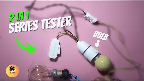 2 in 1 simple series and parallel tester | टू इन वन सीरीज टेस्ट बोर्ड बनाने का सरल तरीका
