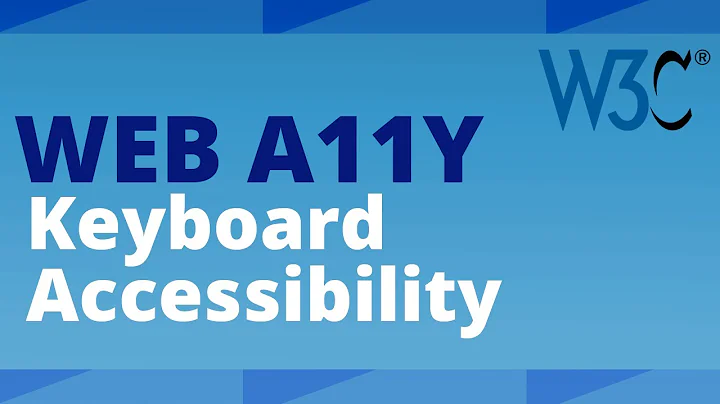 2. Web a11y - Keyboard Accessibility