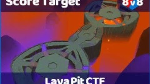 Smash Karts Lava pit ctg map (team vs team score target)