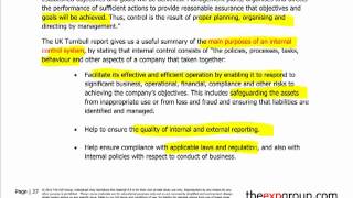 ACCA F8INT - 5. Internal control