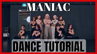 VIVIZ - 'MANIAC' Dance Practice Mirrored Tutorial (SLOWED)