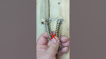 Cut and Seal Rope Ends Easily (Stop Fraying!) #shorts #diy #tip #lifehack