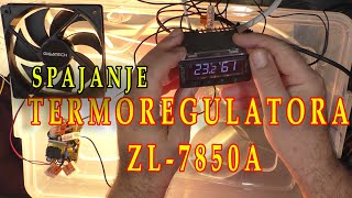 Termoregulator za inkubator ZL 7850A povezivanje | Wiring ZL7850A | Kako spojiti za inkubator jaja