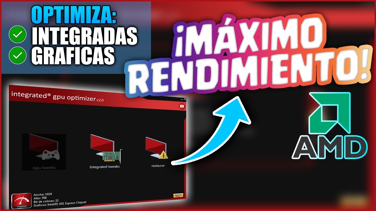 Comó: optimizar tarjeta gráfica AMD y la integrada AMD al MÁXIMO