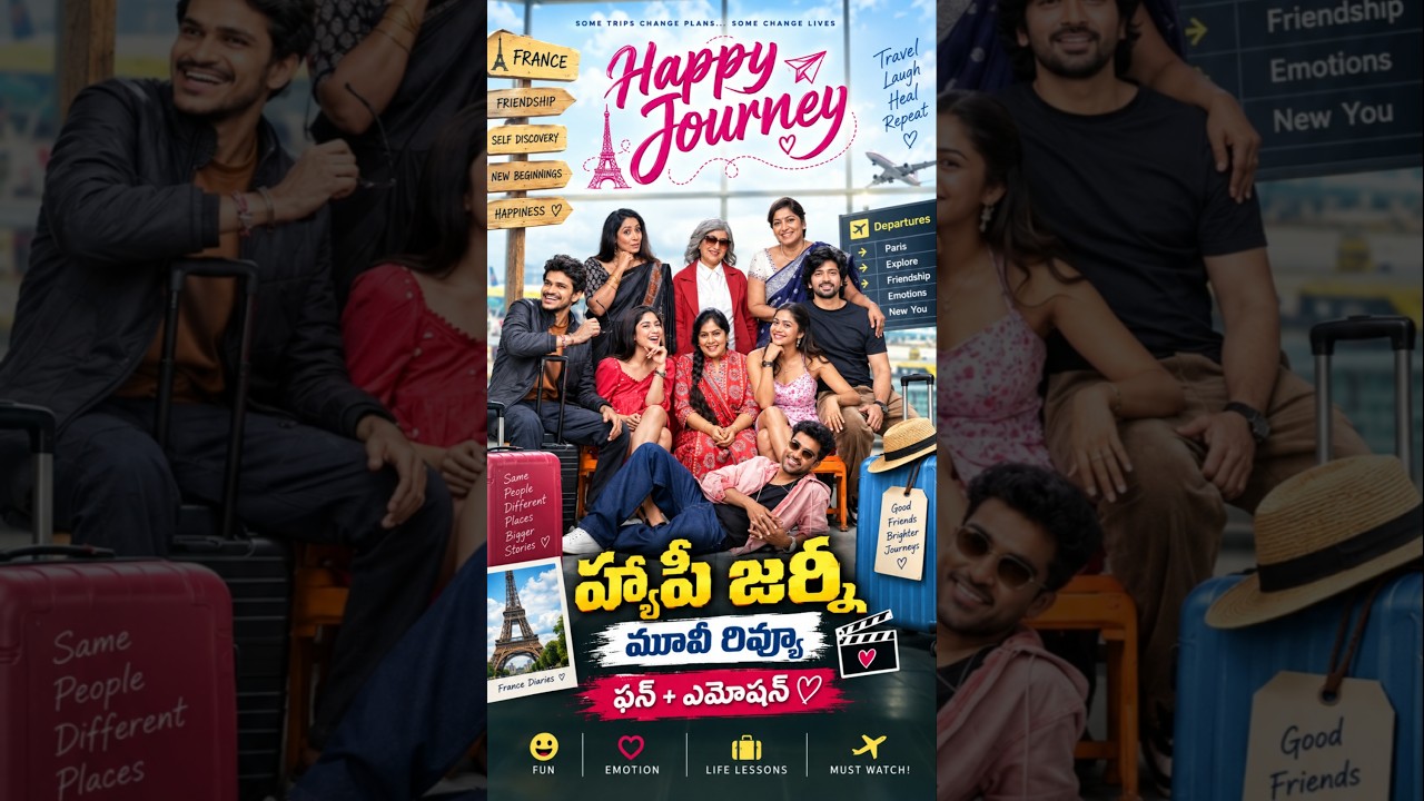 Happy Journey Movie Review Seven women Win A Free France Traip #HappyJourneyReview #movie #Shorts