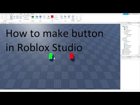 How to make a button in Roblox Studio with ClickDetector
